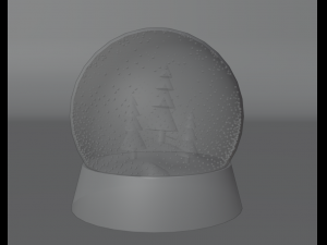 snowball toy 3D-Modell