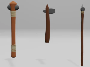alat primitif Model 3D