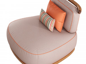 annibale colombo salvia armchair 3D Model