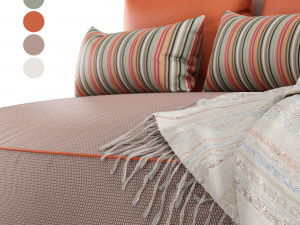 annibale colombo coriandolo sofa Modelo 3D