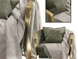 armchair rugiano furniture nella vetrina 3D Model