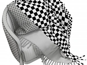armchair rugiano furniture nella vetrina 3D Model