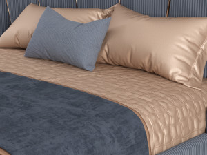 luxury bed Modelo 3D