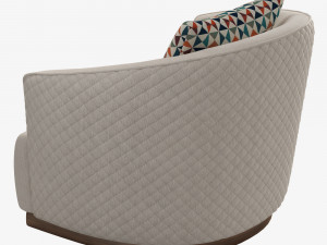 opera luxury italian armchair 3D Model