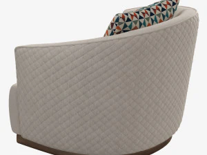 opera luxury italian armchair 3D Model