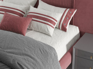 astoria bed 3D 모델