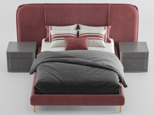 astoria bed 3D 모델