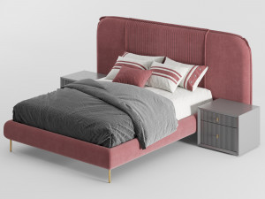 astoria bed 3D 모델