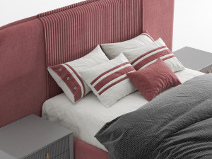 astoria bed 3D 모델