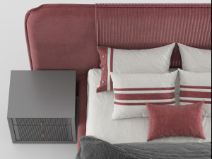 astoria bed 3D 모델