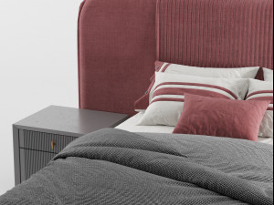 astoria bed 3D 모델
