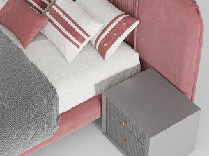 astoria bed 3D 모델