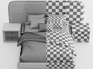 astoria bed 3D 모델