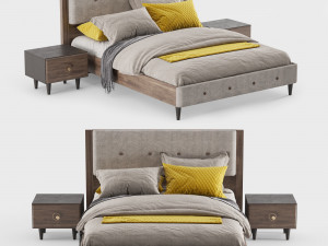 rosa bed 3D Model