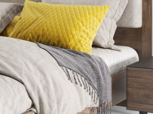 rosa bed 3D Модель