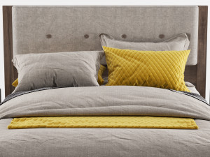 rosa bed 3D Модель