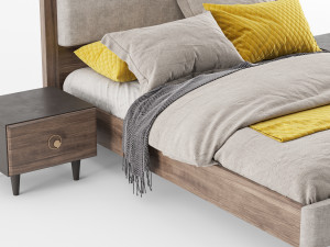 rosa bed 3D Модель