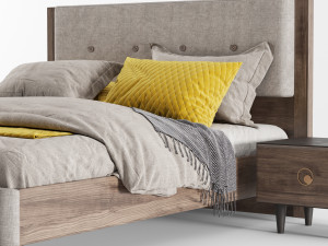 rosa bed 3D Модель