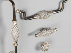 furniture handles- set1 3D Model