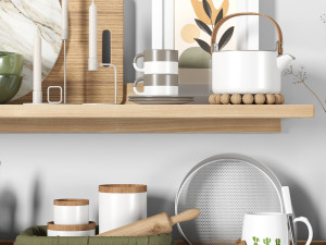 kitchen accessories01 3Dモデル