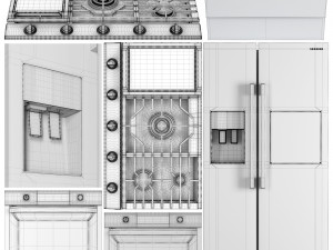 samsung appliance collection 3Dモデル