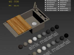 sink blanco axia iii 5 s and mixer blanco linus-s Modèle 3D