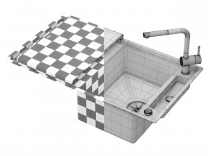 sink blanco axia iii 5 s and mixer blanco linus-s Modèle 3D