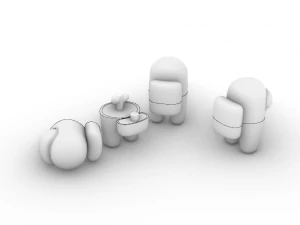 among us cosmonaut 3D Print Model