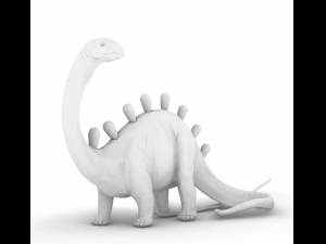 dino lamp 3d print model 3D 打印模型