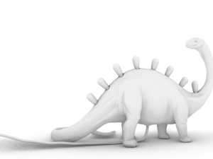 dino lamp 3d print model 3D 打印模型