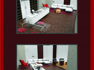 le corbusier home low-poly 3D Model