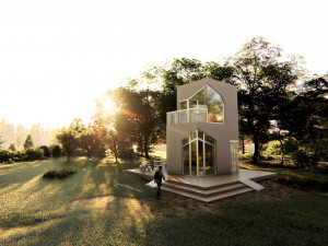 tiny forest house 3D Model