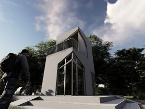 tiny forest house 3D Model