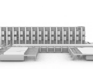 the marchiondi spagliardi institute by vittoriano vigano 3D Model