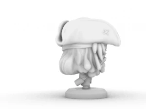 Funko POP Pirata do Caribe Jack Sparrow Modelo de Impressão 3D