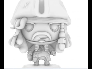 Funko POP Pirata do Caribe Jack Sparrow Modelo de Impressão 3D