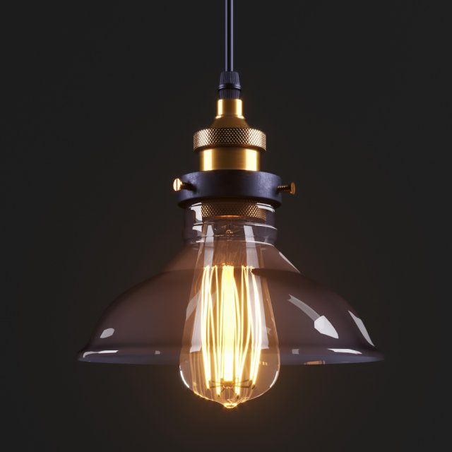 Lucerne Pendant Light Model 3D .c4d .max .obj .3ds .fbx .stl .blend 