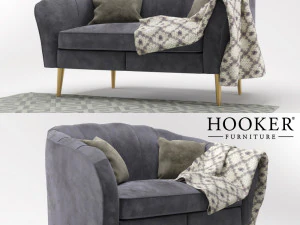 매춘부 가구 거실 Gigi Settee를 위한 Cynthia Rowley 3D 모델