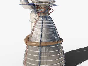 f-1 rocket engine 3D Model