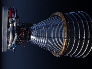 f-1 rocket engine Model 3D
