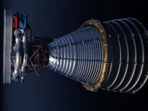 f-1 rocket engine 3D Model