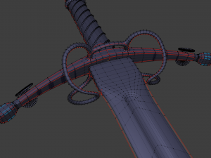 bastard sword 3D Модель
