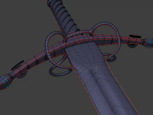 bastard sword 3D Model