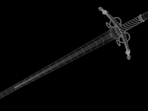 bastard sword 3D Модель
