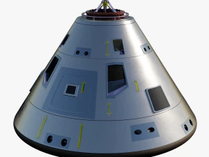 m&oacute;dulo de comando Apollo Modelo 3D