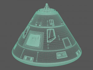 아폴로 명령 모듈 3D 모델