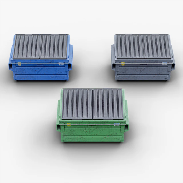 Tempat sampah Model 3D .c4d .max .obj .3ds .fbx .stl .blend 