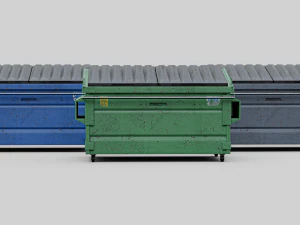 Tempat sampah Model 3D