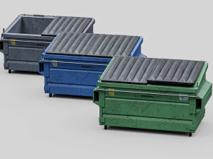 Tempat sampah Model 3D