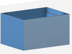 box with interlocking 3D Print Model